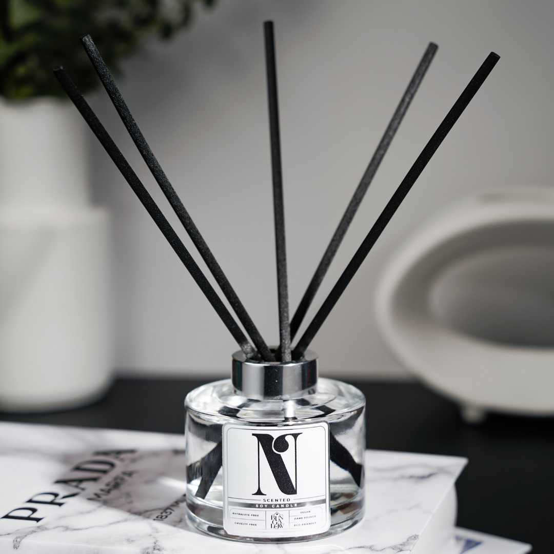 Bungalow 801 Phthalate Free Customized Monogram Scented Reed Diffuser