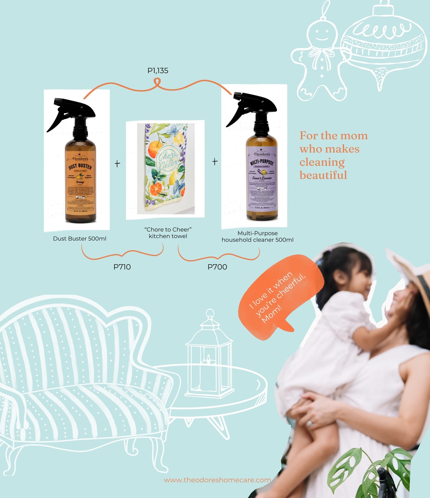 For the Mom Who Makes Cleaning Beautiful