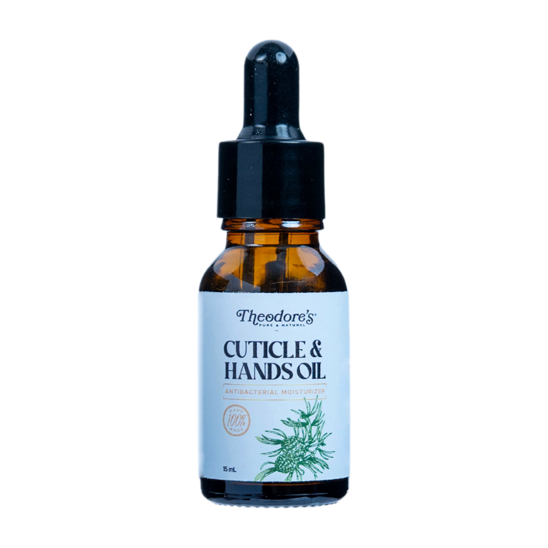 Theodores Cuticle Nail Oil Glass Bottle