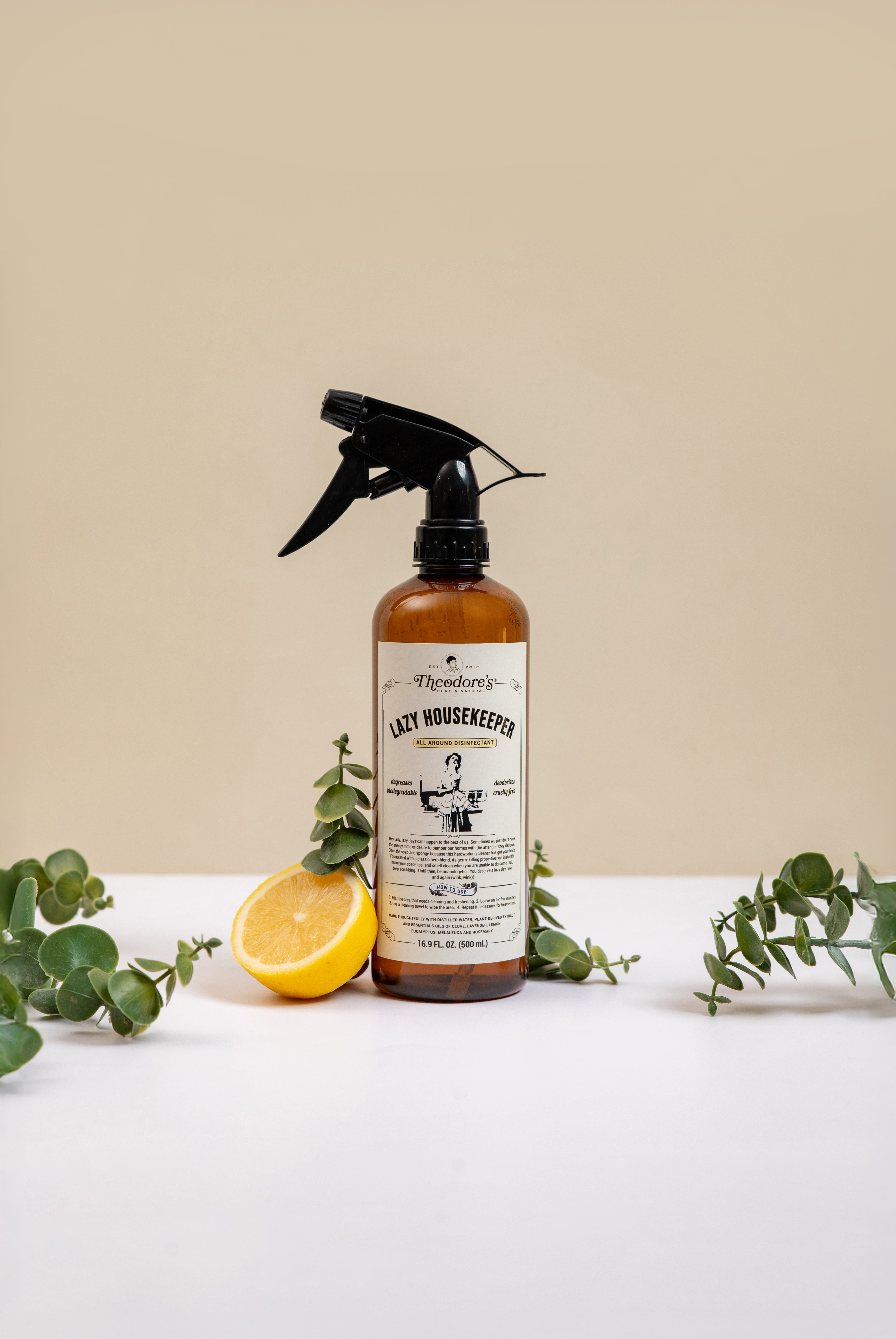 Theodores Natural Disinfectant Deodorizer Degreaser Lazy Housekeeper 2