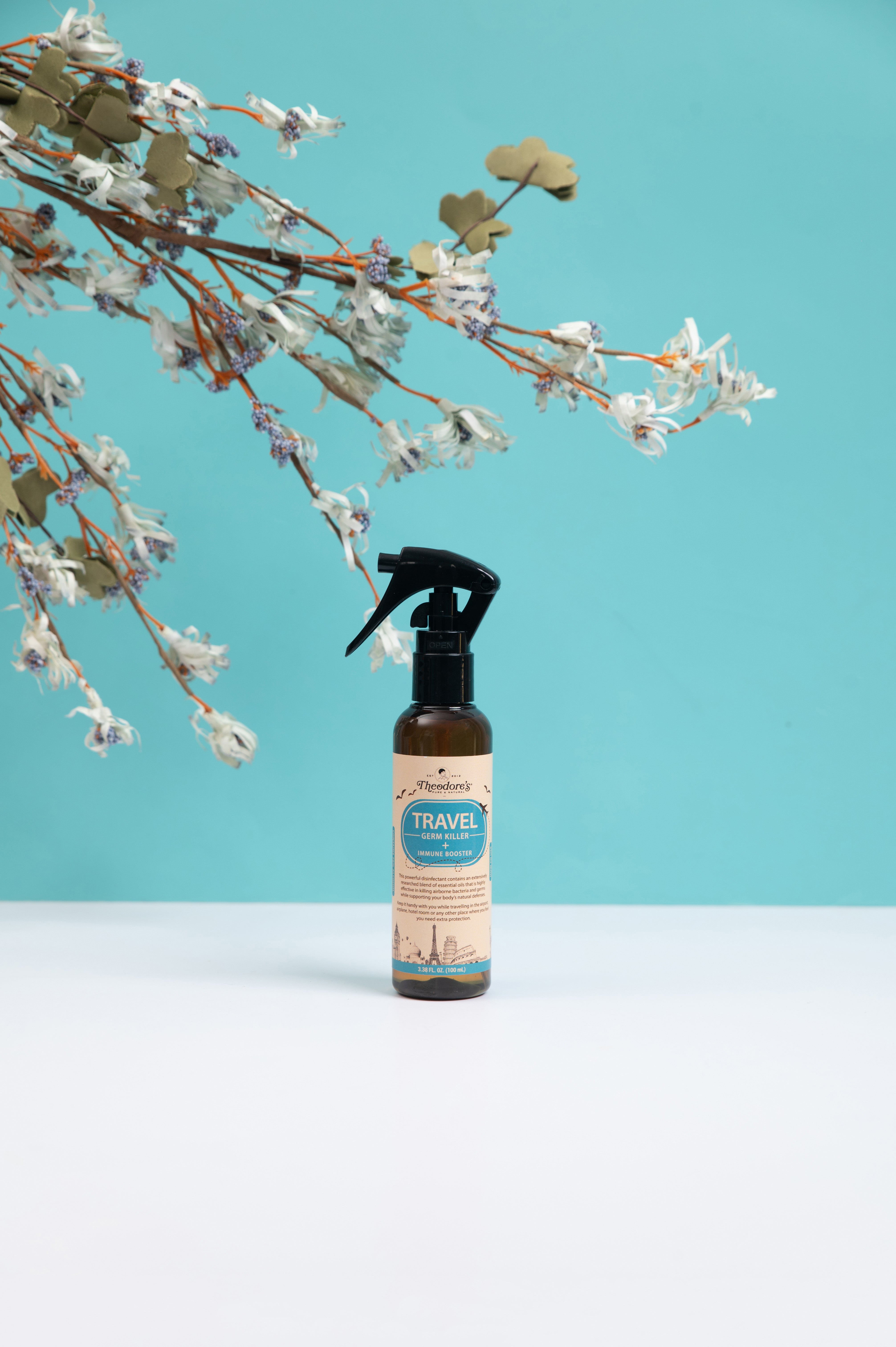 Theodores Natural Disinfectant Travel Germ Killer Immune Booster 1