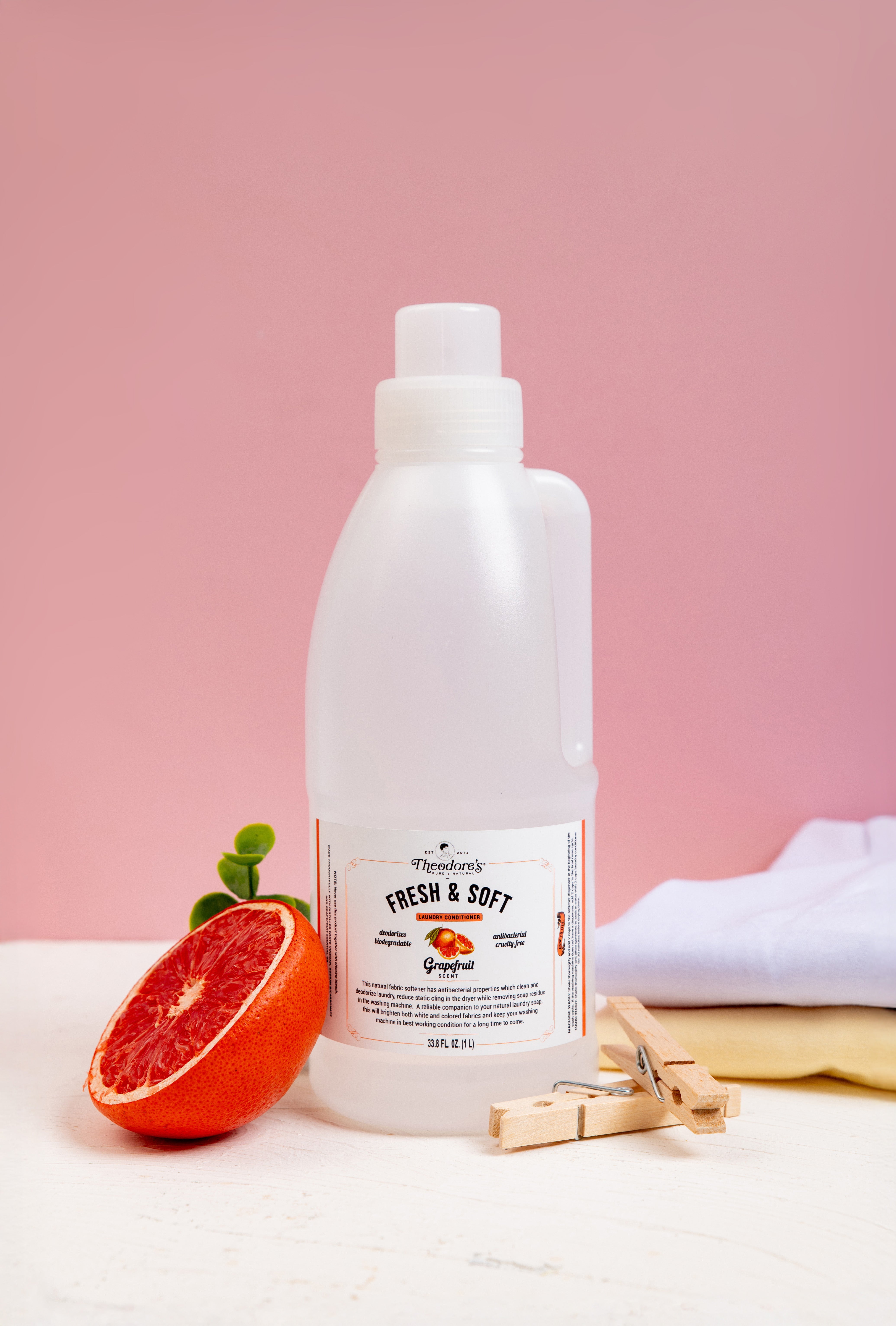 Theodores Natural Fresh Soft Fabric Conditioner Laundry 1