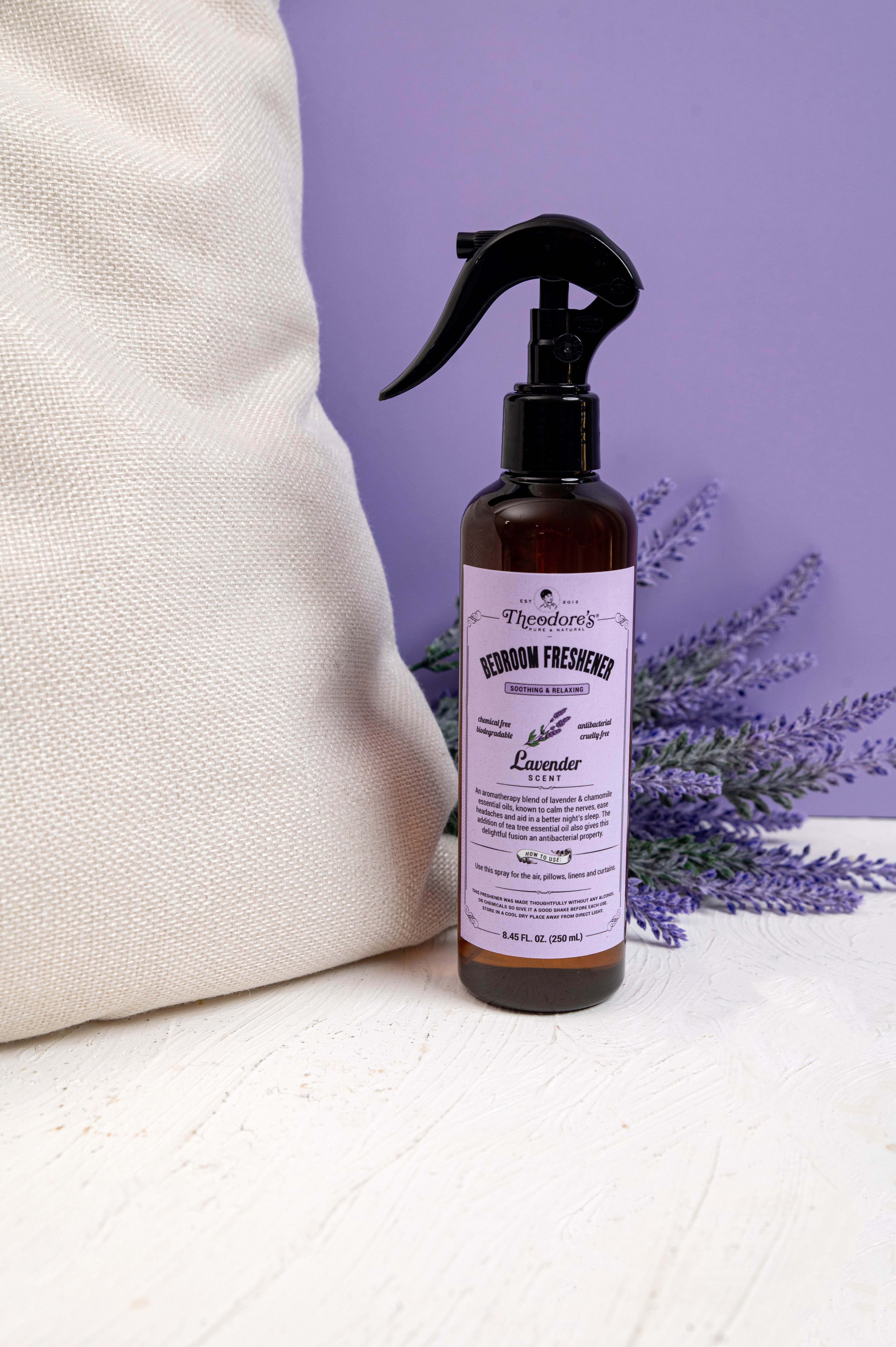 Theodores Natural Lavender Chamomile Bedroom Freshener