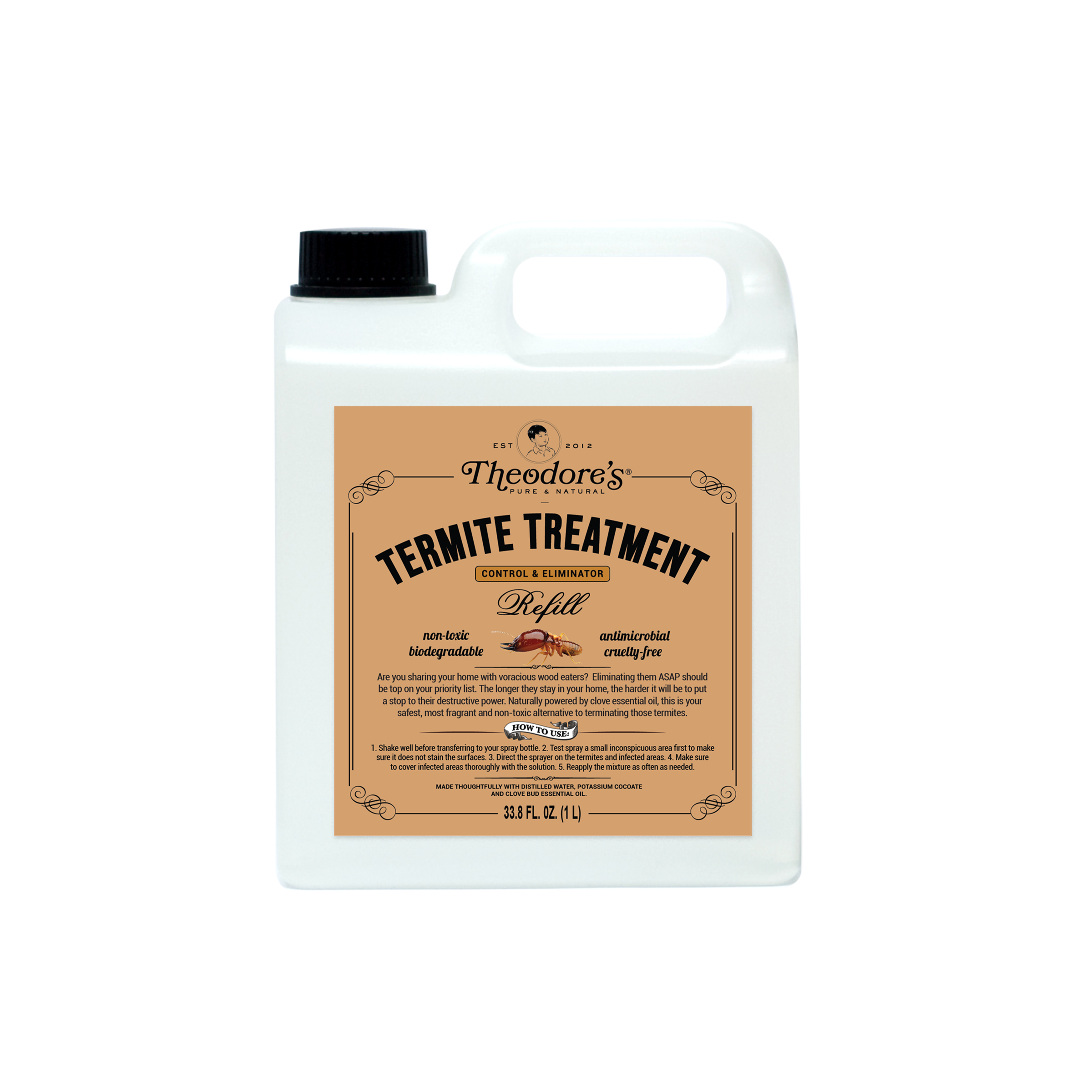 Theodores Termite Treatment Control Eliminator 1L Refill