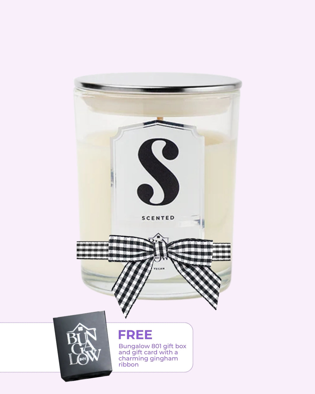 Bungalow 801 Candle 320 ml (Customized Monogram Label)