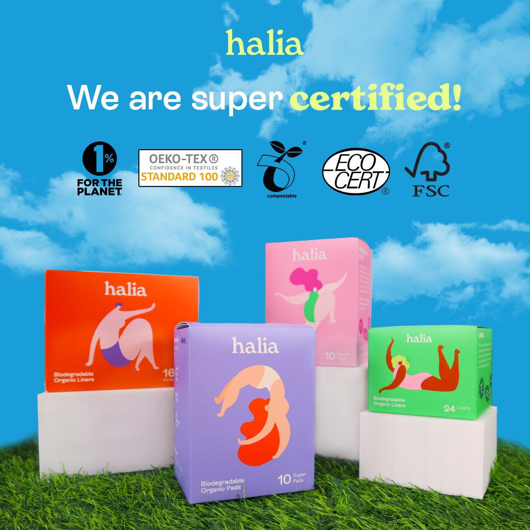 Halia Biodegradable Sanitary Napkin
