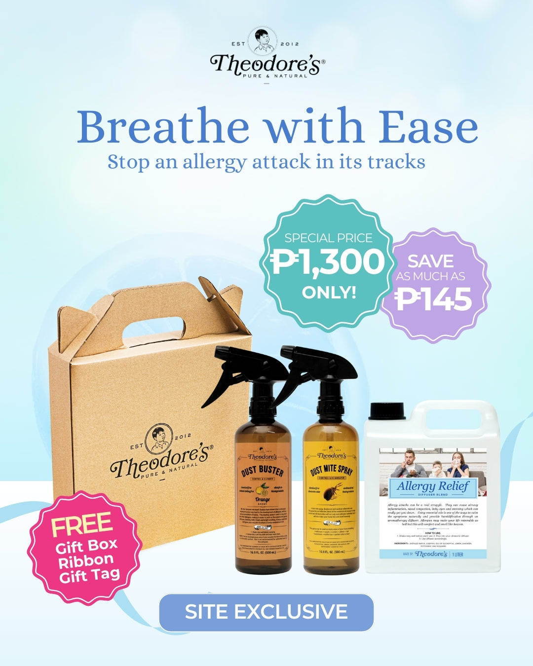Theodores Breathe with Ease Bundle