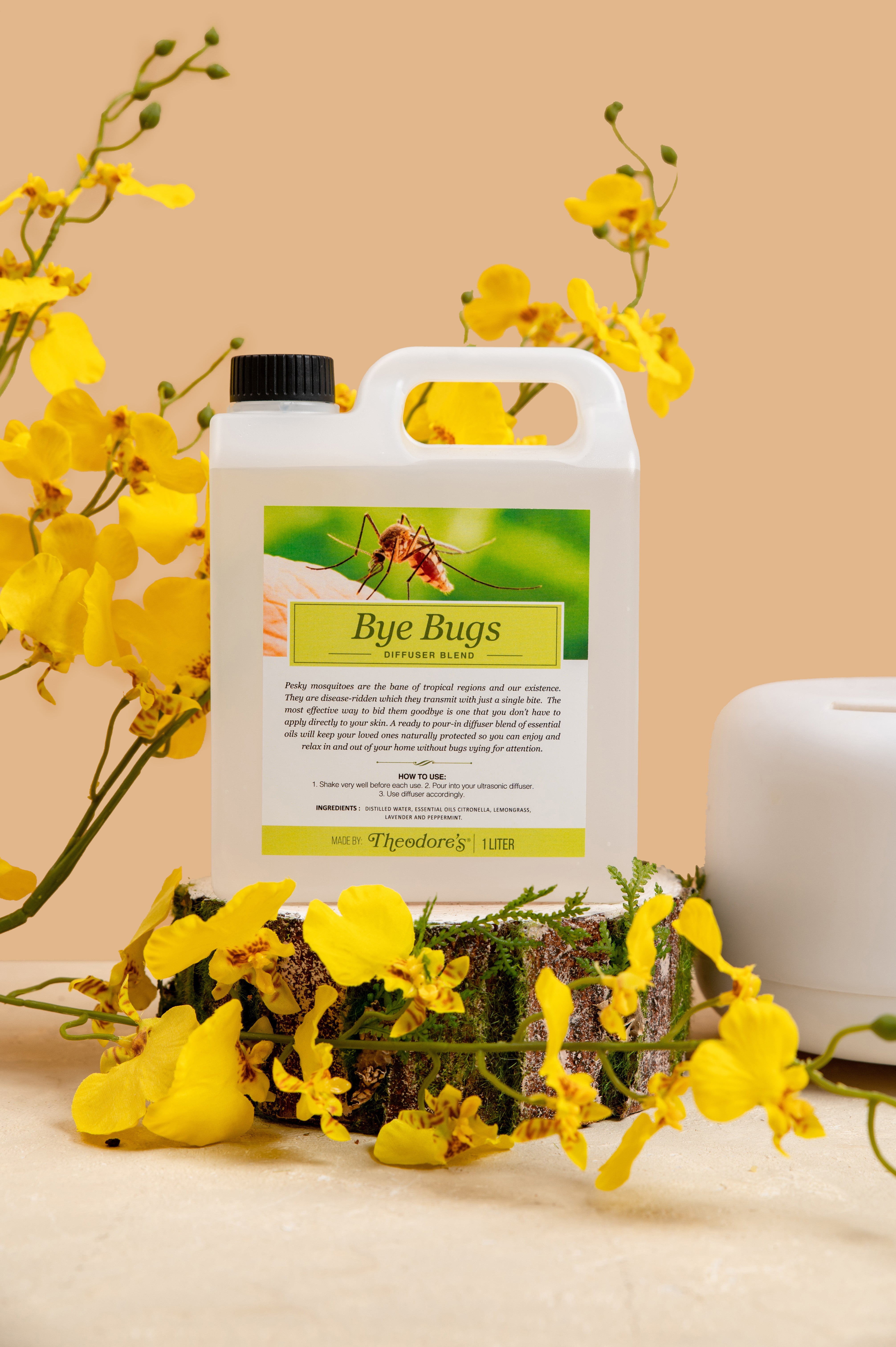 Theodores Bye Bugs Insect Repellent Diffuser Blend 3