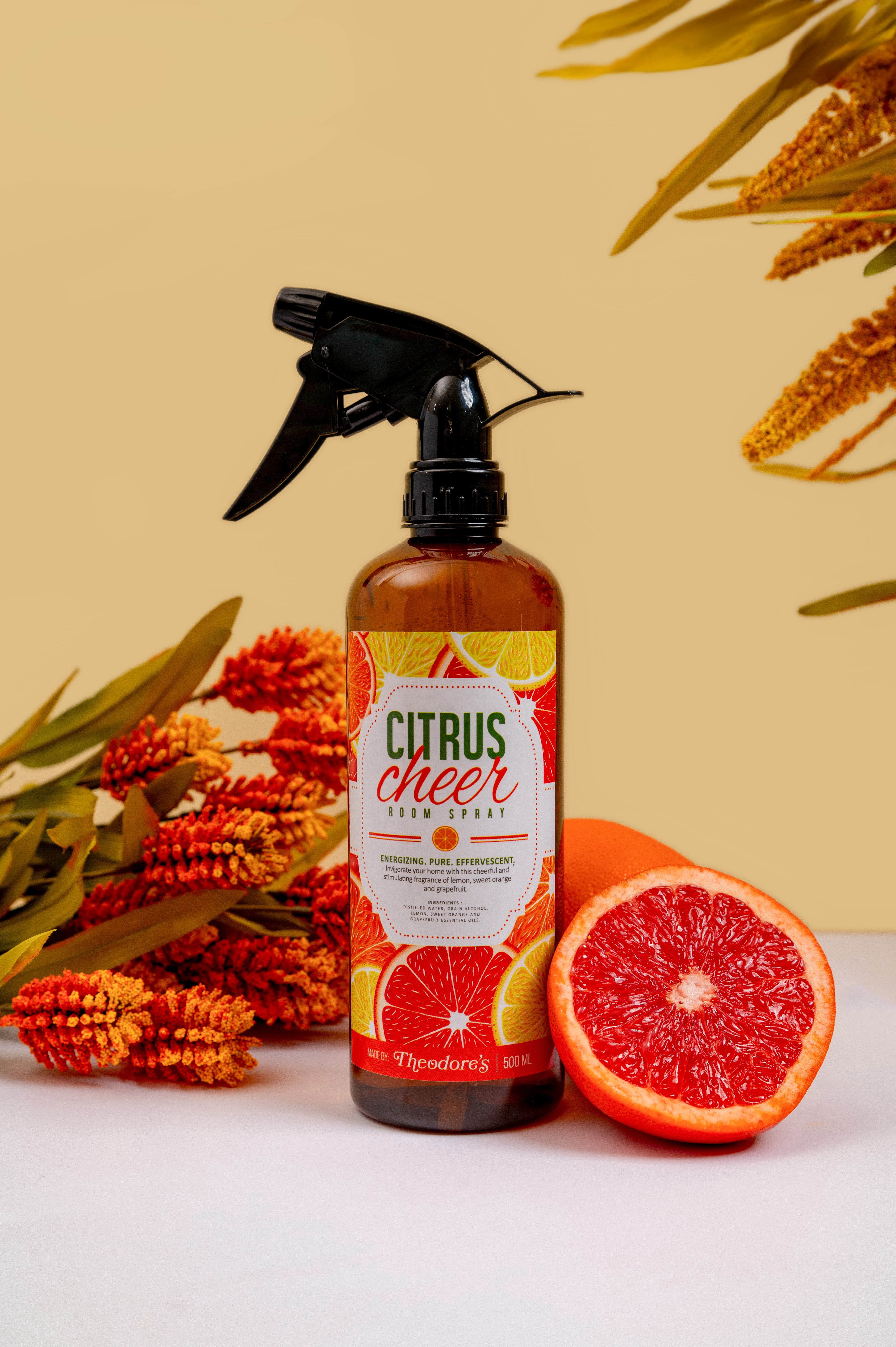Theodores Citrus Cheer Aromatherapy Room Spray 6