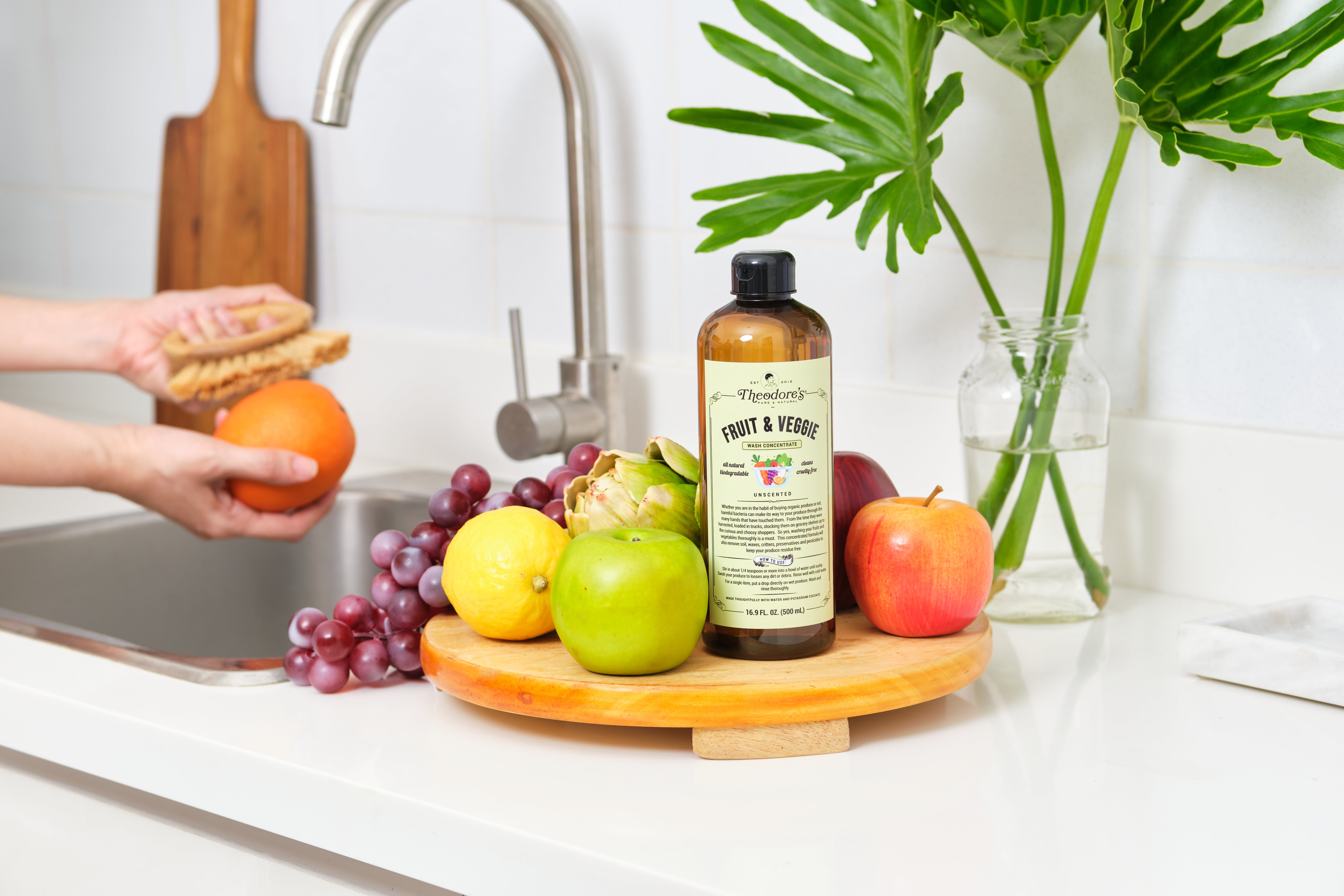 Theodores Natural Fruit Veggie Wash 1