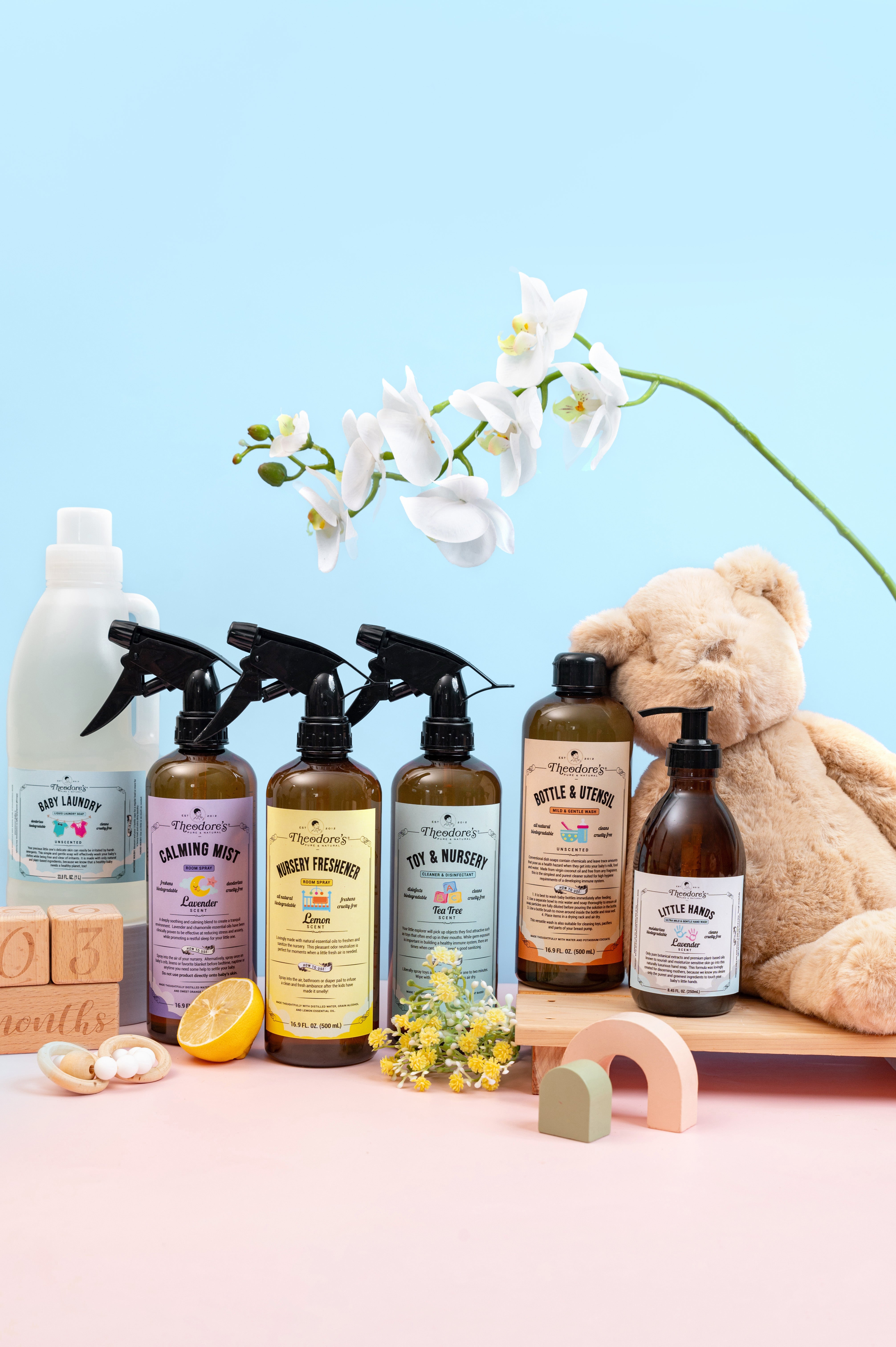 Theodores Natural Kid Nursery Care Cleaning Products 2