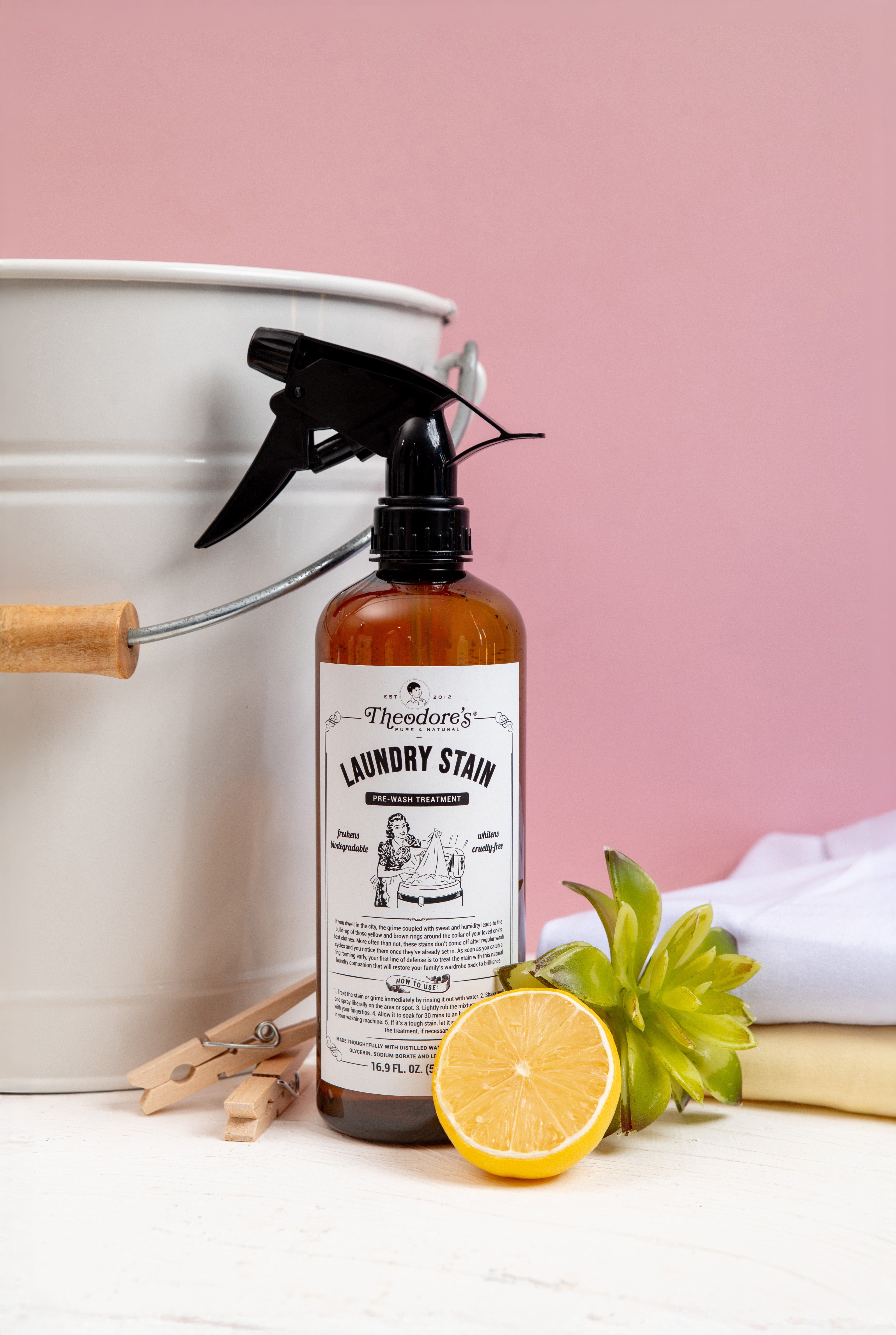 Theodores Natural Laundry Stain Spot Remover Laundry