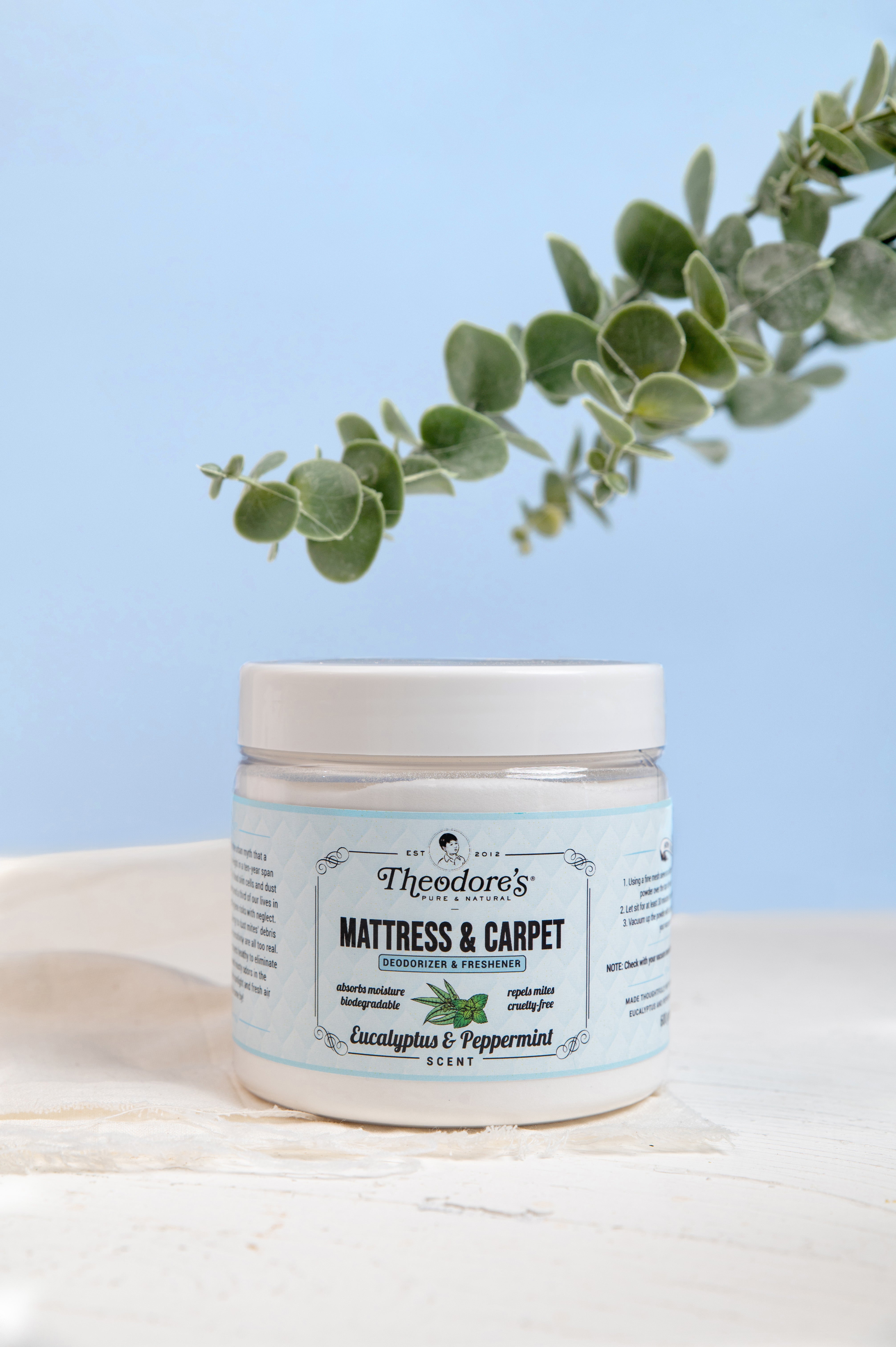 Theodores Natural Mattress Carpet Deodorizer