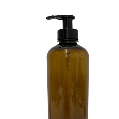 Reusable Dark Amber Bottle w/ Pump