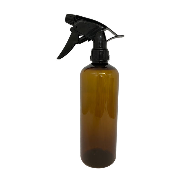 Reusable Dark Amber Bottle w/ Spray