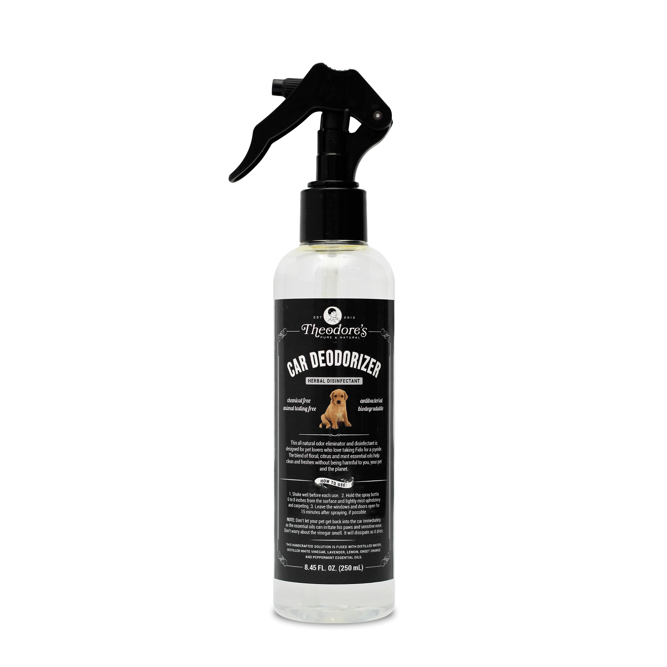 Theodores Car Deodorizer Herbal Disinfectant Spray 250 mL