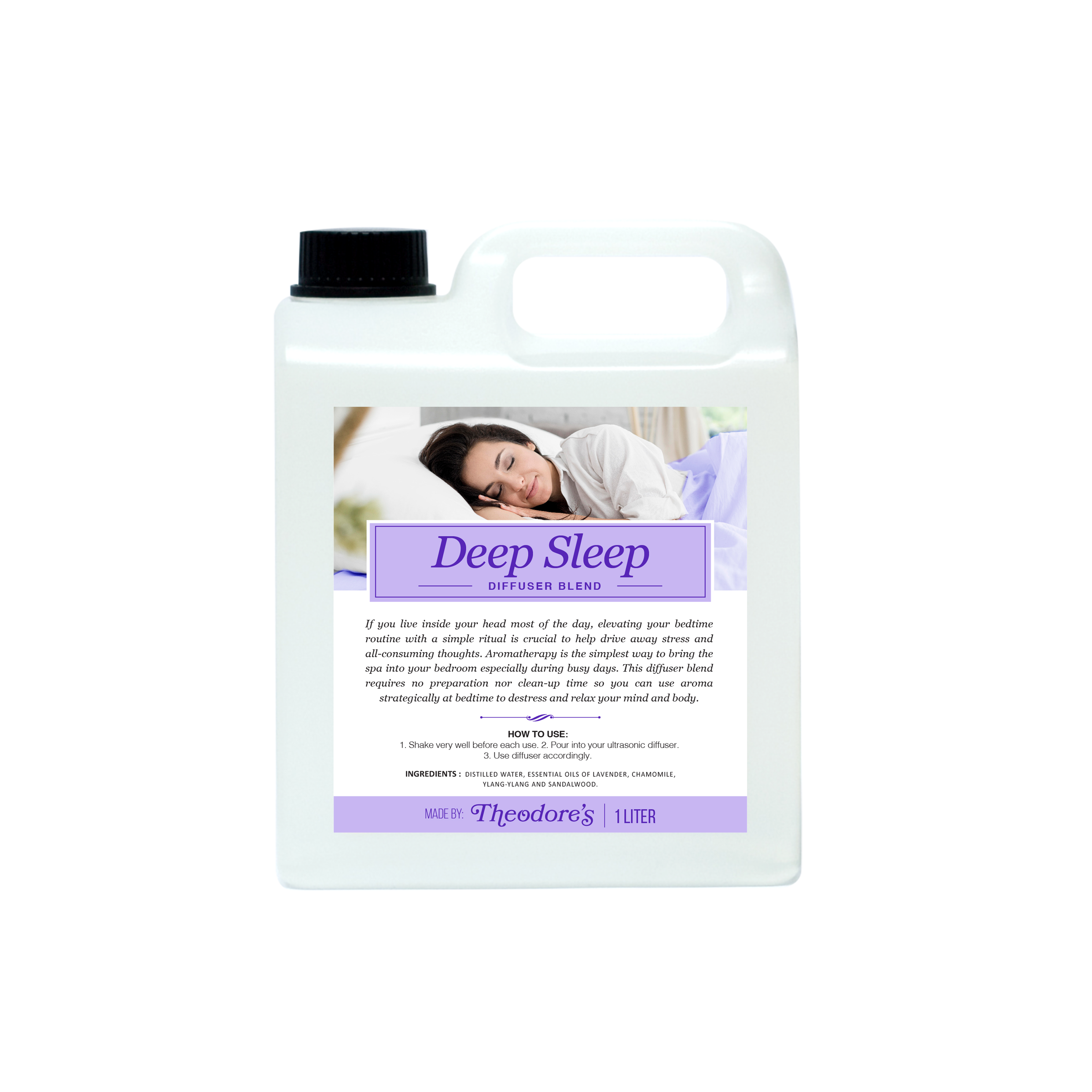 Theodores Deep Sleep Diffuser Blend 1L Refill 2