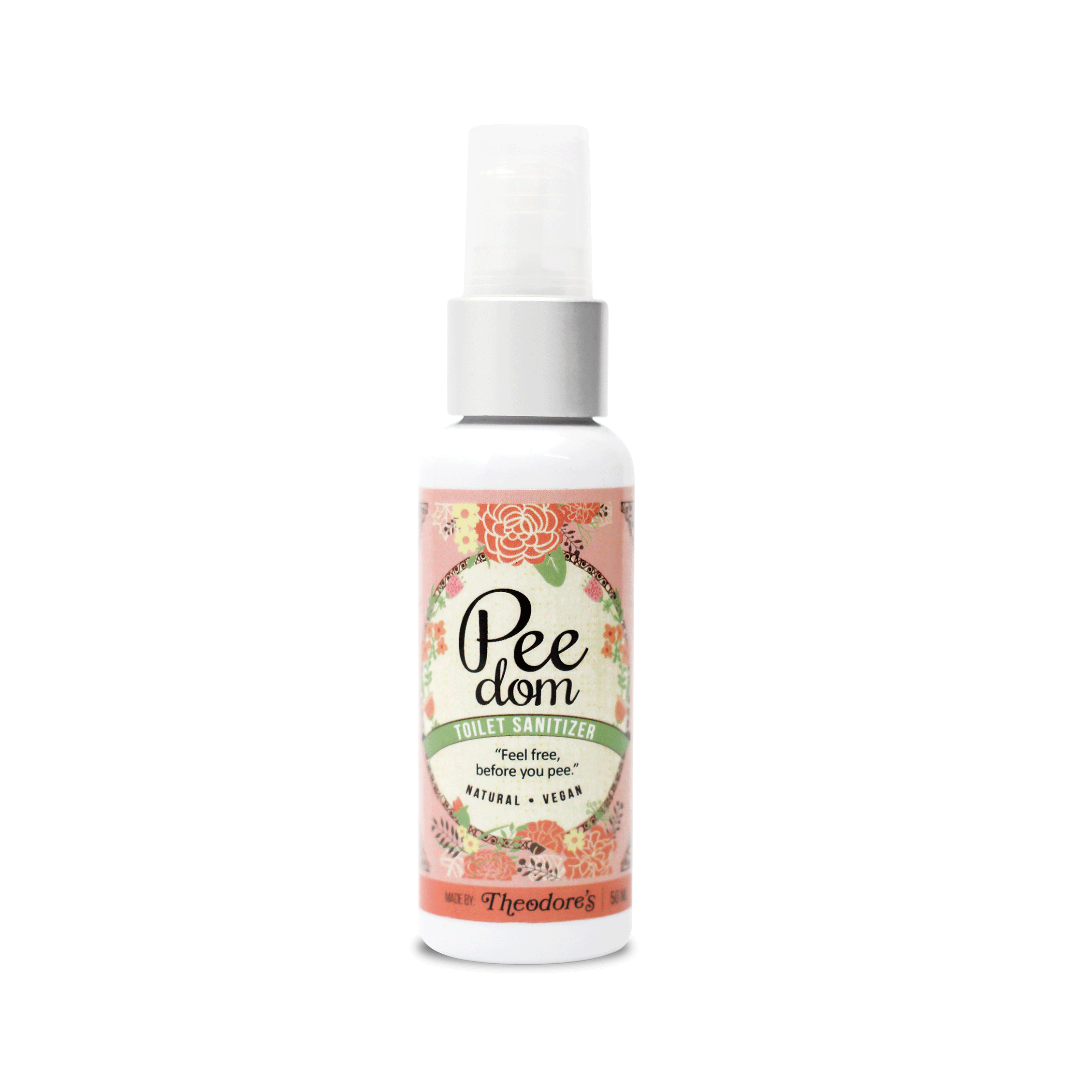 Theodores Peedom Toilet Seat Sanitizer 50mL