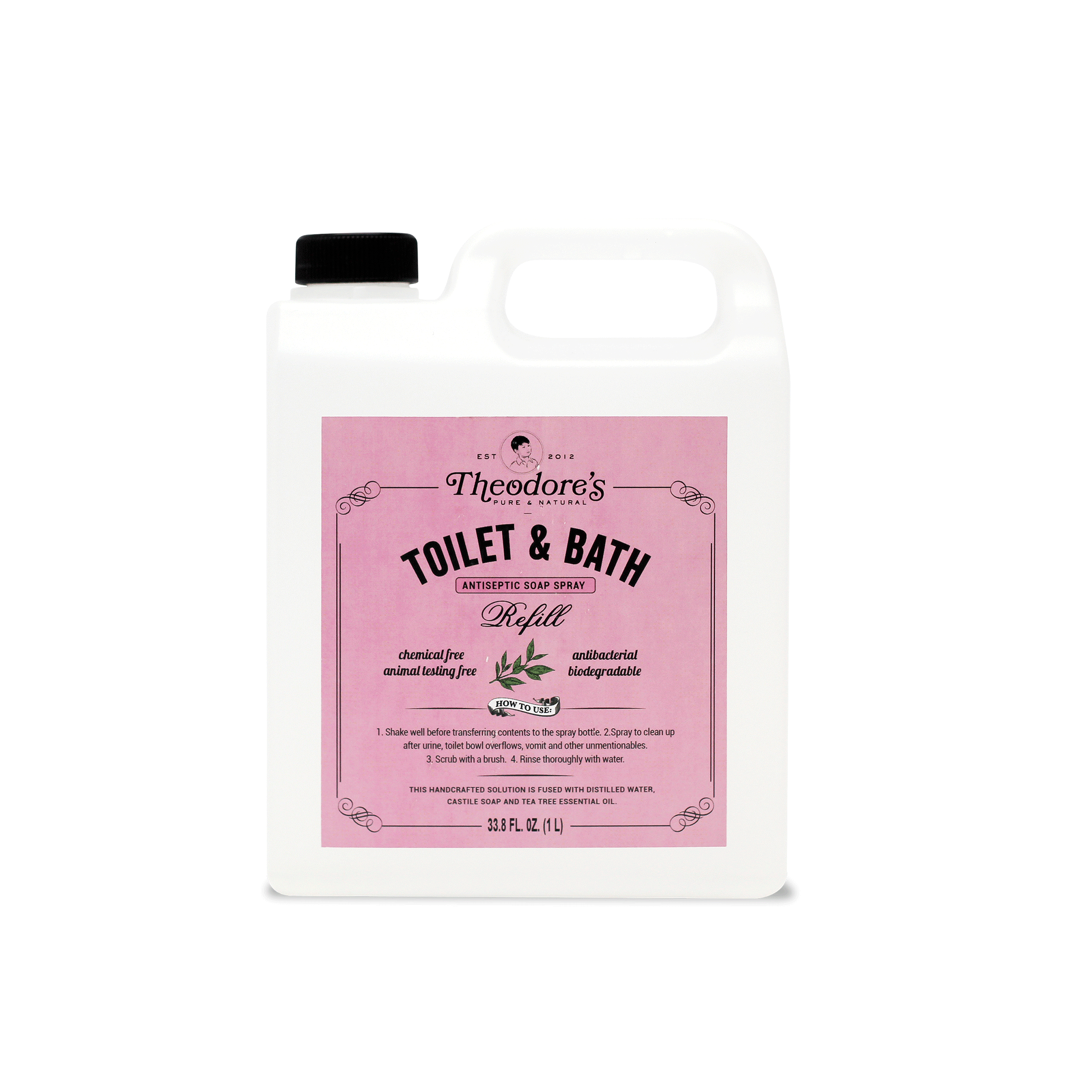 Theodores Toilet Bath Antiseptic Cleaner 1L Refill